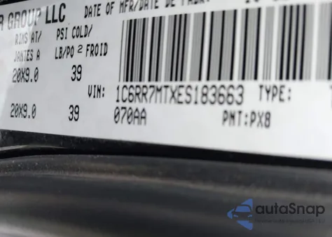 2014 Ram 1500 Sport z USA, uszkodzony, nr VIN 1C6RR7MTXES183663